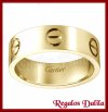Anillo Acero Quirrgico GOLD 6MM