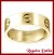 Anillo Acero Quirrgico GOLD 6MM