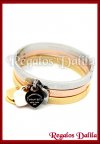 Pulsera Tiffan Esclava 2 Corazones ROSE