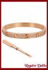 Pulsera A.Quirrgico LOVE PAV ROSE