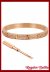 Pulsera A.Quirrgico LOVE PAV ROSE