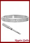Pulsera A.Quirrgico LOVE PAV PLAT.