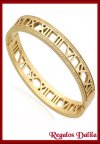Pulsera Tiffan N ROM GOLD C/CRIST
