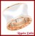 Anillo de Acero Bvlgar Anish White/Ros