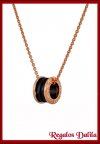 Dije/Cad Acero Bvlgar B-Zero Black/Rose