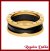 Anillo de Acero Bvlgar B-Zero Black/Gold 2B